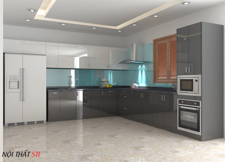       Tủ bếp Acrylic - STI11