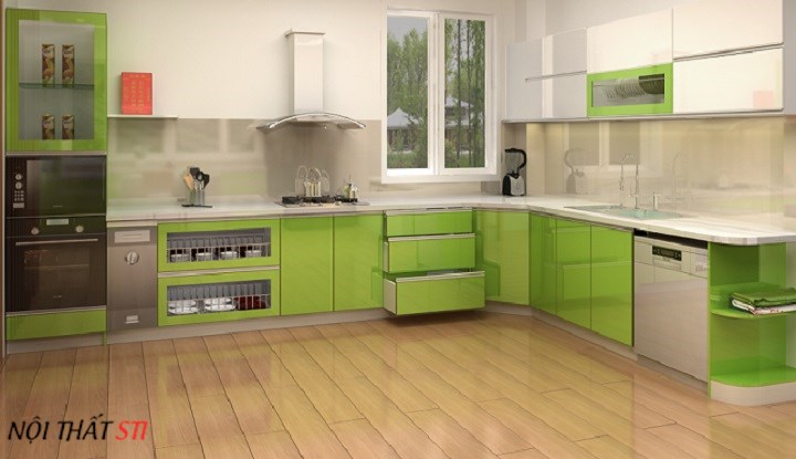       Tủ bếp Acrylic - STI23
