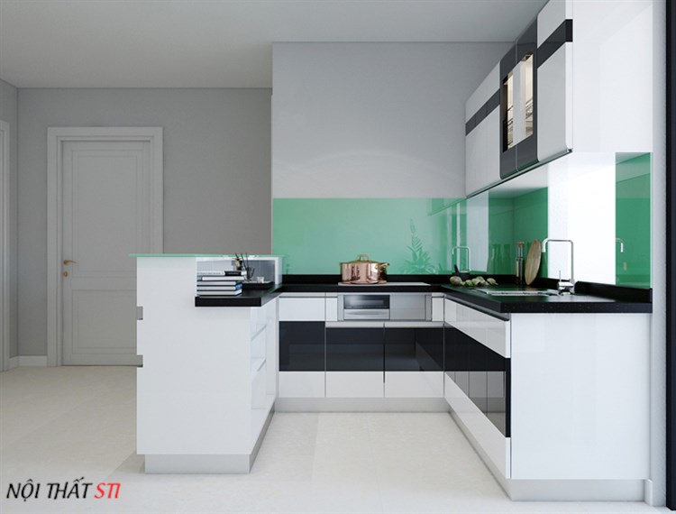       Tủ bếp Acrylic - STI25