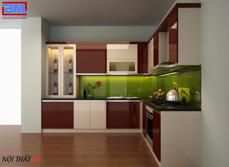       Tủ bếp Acrylic - STI40
