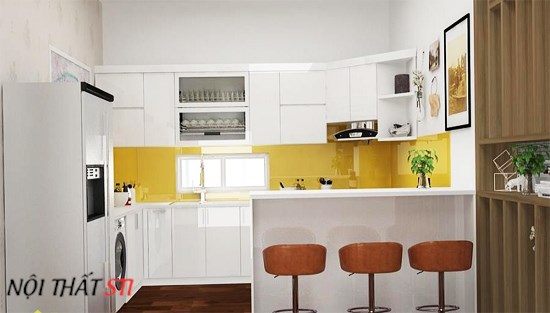       Tủ bếp Acrylic - STI45