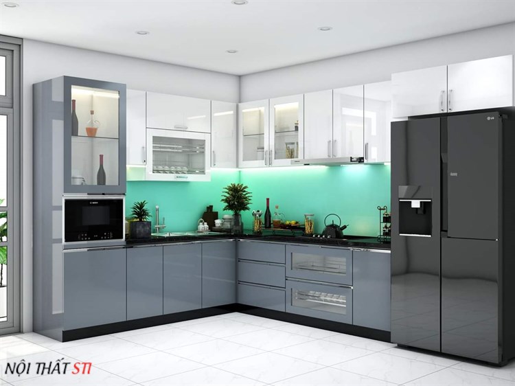       Tủ bếp Acrylic - STI56