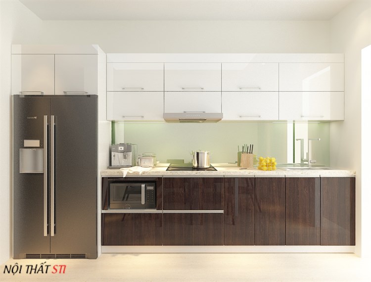       Tủ bếp Acrylic - STI34
